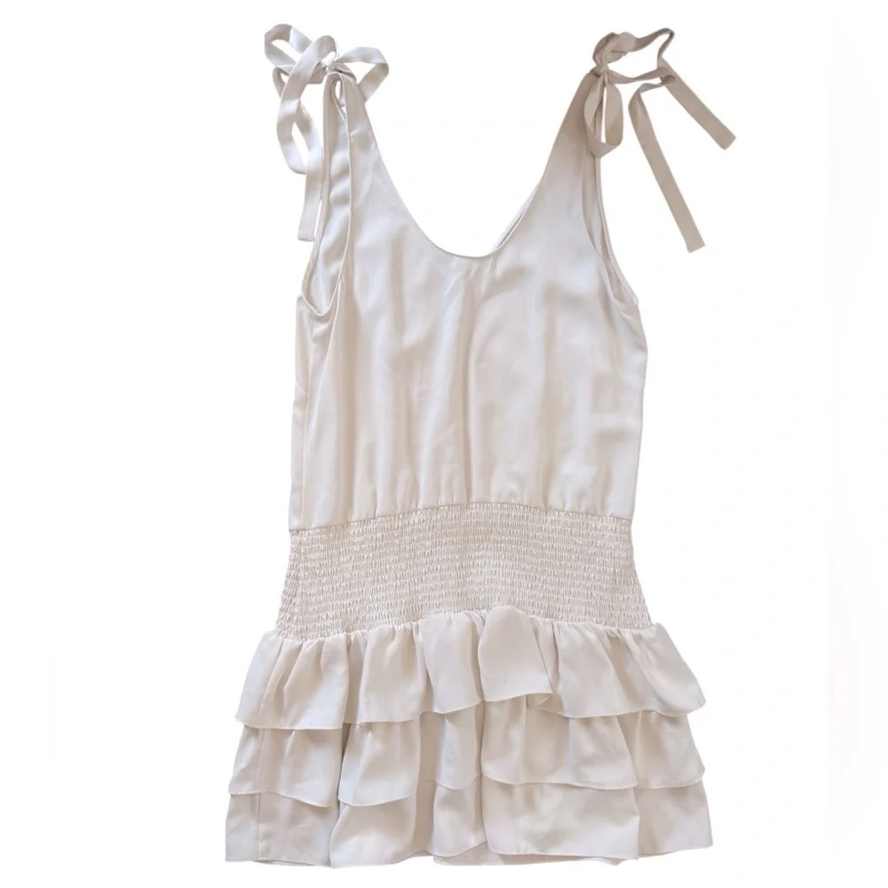 Amanda Uprichard Zita dress in Ivory size small excellent condition from Revolve - Picture 3 of 6